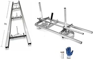 Portable Chainsaw Mill 36 Inches Planking Milling Bar Size 14 Inches to 36 Inches,with 9Ft Rail Mill