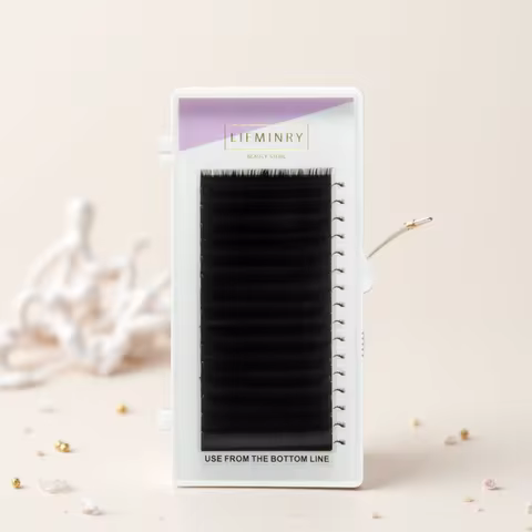 LIFMINRY 16 lines of imitation ermine eyelashes, professional eyelashes, soft ermine eyelashes exten
