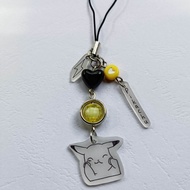 【PuCa】Pikachu phone charms/keychain/phone strap/thunder/pokemon/mimikyu/funny/cute/kawaii/anime/ash/