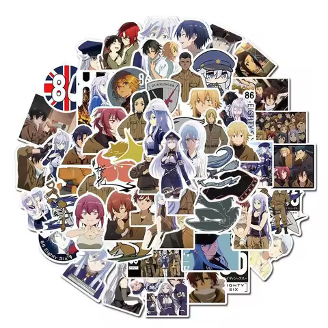 10/30/50PCS Anime 86 Eighty Six-86: Non-Existing Warzone Graffiti Waterproof Sticker Creative Decora