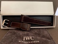 （99%新）IWC原裝小牛皮22mm錶帶連扣