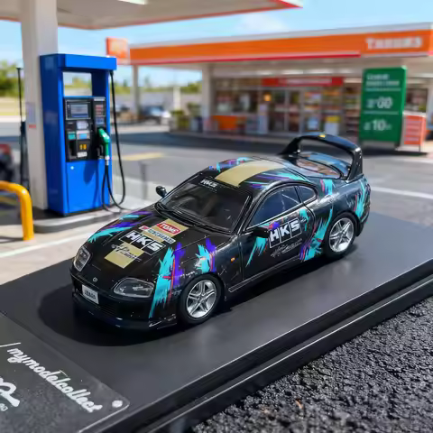 Mc 1:64 Toyota Supra Jza80 Rz Alloy Car Model For Collection