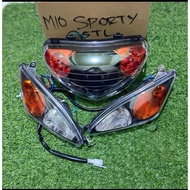 Headlight reflector set sen riting Mio lama mio sporty lama mio 5tl tgp castem black orange