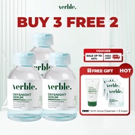 Comb 3 Free VERBLE Day Dan Night Anti-Acne Acnes Clear Serum Pitted Scar 30ml