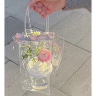 Korean Goodies Bag Transparent Plastic Bag PVC Doorgift Wedding Paper Bag Gift DIY