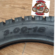 RUDDER MOTORCYCLE TIRE 300X18 BANANA TYPE 8PLY