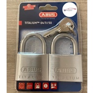 Abus 64TI/50 Titalium Padlock 50mmx2pcs锁头