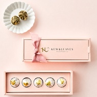 Blooming Flower Tea Collection 5 Pieces | Jasmine, White Lily & Green Tea