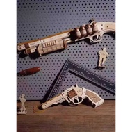 Ruoke AK47 Automatic Step Children's Toy Boy Simulation Wooden Assembly 3d Three-Dimensional Puzzle 