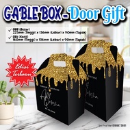 door gift murah Kotak Kahwin Hadiah / Gable Box Kahwin / Wedding Doorgift Box / Kotak Bahulu / Goodies Box / personalise