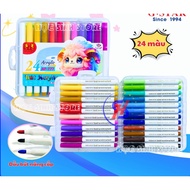 Box of 24 Acrylic Marker Colors Todo Suyo AP777-24M Large Ink Capacity, Writing and Drawing on All S