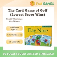 Play Nine - Golf-Themed Strategy Card Game for Family & Friends Age 8+ Players 2-6 - Conversation Ca