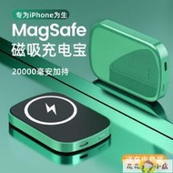 行動電源 magsafe磁吸無線充電寶20000mah蘋果12pro超薄mini專用11背夾電池