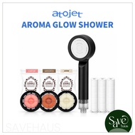 ATOJET Aroma Glow Filter ShowerHead(Rose Noir / Sandalwood / Jasmine) Atojet Shower Filter Rust Impu