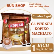 Combo of 3 packs of kopiko Thai coffee 3n1