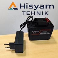 CHARGER IMPACT WRENCH + BATTERY KAMOLEE BATTERY KAMOLEE 9.0AH 18VOLT IMPACT CAN BE USED FOR REPLACEM