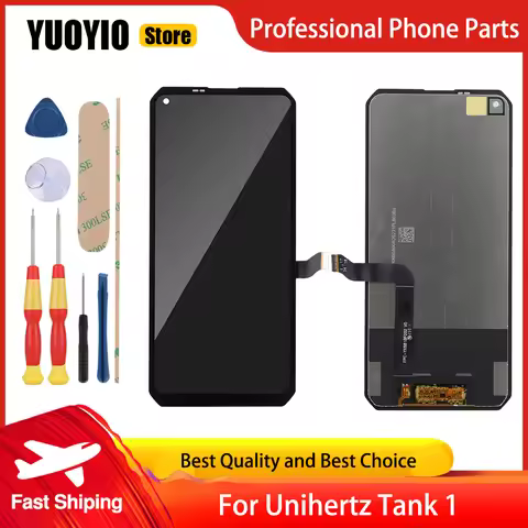 Original LCD For Unihertz Tank 1 Display and Touch Screen Digitizer Assembly Replacement Display lcd