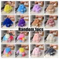 Potdemiel | Cute Plush rabbit backpack accessories Faux Angora Rabbit Plush Rabbit Pendant Dead Rabb