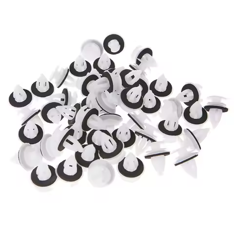 50PC/Bag Door Panel Clips With Seal Ring For BMW E34 E36 E38 E39 E46 M3 M5 Z3 X5