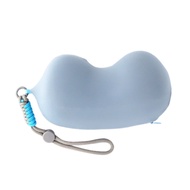 IVAOU Độ đàn hồi Gối cổ ngủ Mini Di động Gối ngủ văn phòng Hỗ trợ công thái học có tay cầm Gối phục 