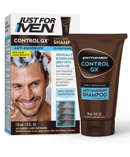 Control GX Grey Reducing Anti-Dandruff Shampoo, Gradual Hair Color, Controls Dandruff with Zinc Trea