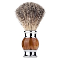 Pure Shaving Brush Imitation Agate Badger Hair Brush Foam Shaving Brush Metal Handle/Men's Beard Bru