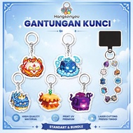 Gantungan Kunci ROMBLOX Blox Fruits Akrilk 4-6cm Full Color - Akrylic Keychain - Ganci