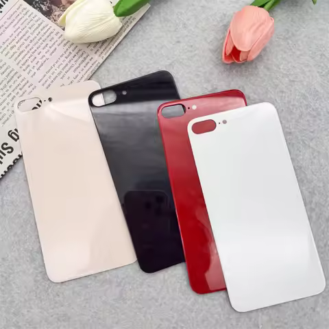 New Back Glass For iPhone 8 / 8 Plus 8plus Battery Cover Rear Door Housing Panel Case Parts, For iph