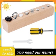Montessori Wooden Toy for Kids - Screw Nut Disassembly, Enhances Fine Motor Skills