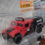 Die Cast 1: Hummer H2 Wagon64 [Johnny Lightning] BFGoodrich Red & Black