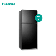 Hisense ตู้เย็น2ประตู 13.8 คิว รุ่น RT488NAF1 สีดำ