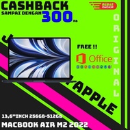 Apple Macbook Air 2022 M2 Chip 13 Inch 256GB 512GB 1TB (CPO) Bisa PKP