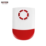DAYTECH Wireless Alarm Siren 433MHz 120dB Flash Light Work With Home Security Alarm System(JH003)