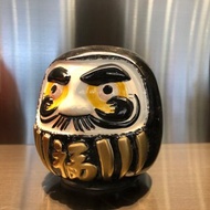 陶瓷 祈願招福不倒翁存錢筒 (黑)特殊釉款 生意興隆