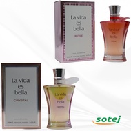 La Vida Es Bella Rose & Crystal EDP 100ml by Fragrance World – Luxury Women’s Perfume Collection