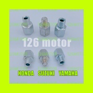 Motorcycle Side Mirror Adaptor Bolt Screw Metal Reverse YAMAHA HONDA SUZUKI （1PCS）