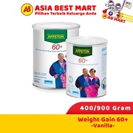 Weight Gain 60+ Plus Vanilla 900 Gr 400 Grams Milk for the Elderly with Nutritional Supplement - ASI