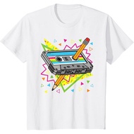 Vintage Cassette Tape T Shirt - 70s 80s Nostalgia Vibe 80s Party Outfit Unisex  Cotton