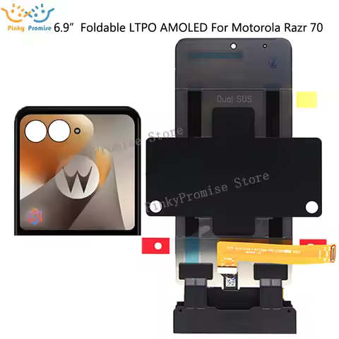 6.9 Mobile Phone LCD For Motorola Razr 70 XT2657-1,For Moto Razr 70 Screen Replacement,For Motorola 