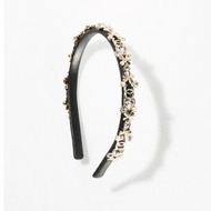 Chanel headband, Pearl Crystal Gold Black 珍珠水晶黑金頭飾 頭箍