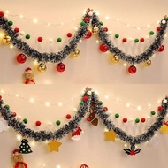 Christmas Decoration Top Scene Christmas Tree Decoration Latte Color Strip Shopping Mall Family Clas