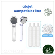 Atojet Filter Shower head Compatible Filter Refill Atojet filter Rust Impurities Removal Made In Kor
