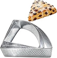 Scone Cutter Triangle Cookie Cutter Set (2.7, 3.1, 3.5 Inch) – Duty Stainless Steel Geometric Frame 