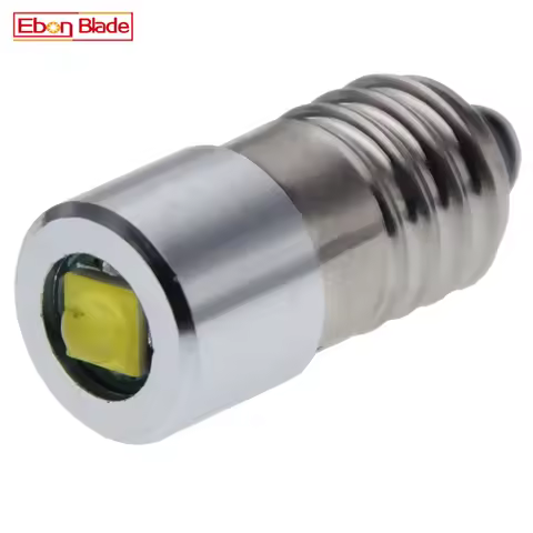 1Piece 3W E10 3V 3.8V 4.5V 4.8V 6V 3-6V 4-24V 18V XBD Chip LED Flashlight Bulb Head Lamp Replacement