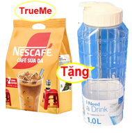 [Tặng Bình Lock and Lock] túi Nescafe sữa đá (25gói x 24g/túi) - Ca phe rang xay hoa tan - cafe sữa 