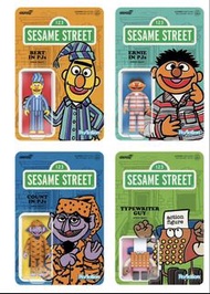 芝麻街 公仔 Sesame Street  Elmo cookie monster big bird Oscar Bert Ernie  Abby Grover  super 7 reaction