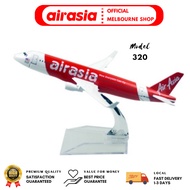 [ Melbourne ] Air Asia Merah Putih A320 Aircraft Model 16cm Die-cast Metal Airplane