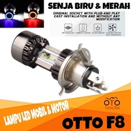 CAR AND MOTORCYCLE LED LIGHTS F8 H4 SOCKET 30 WATT