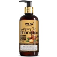 WOW Moroccan Argan Oil Shampoo (with DHT Blocker) - 300ml With Saw Palmetto &amp; Nettle leaf Extract