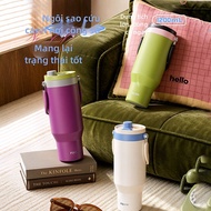 Fquan thermos cup 316 stainless steel hot and cold water cup It has handle Extra large capacity 1000